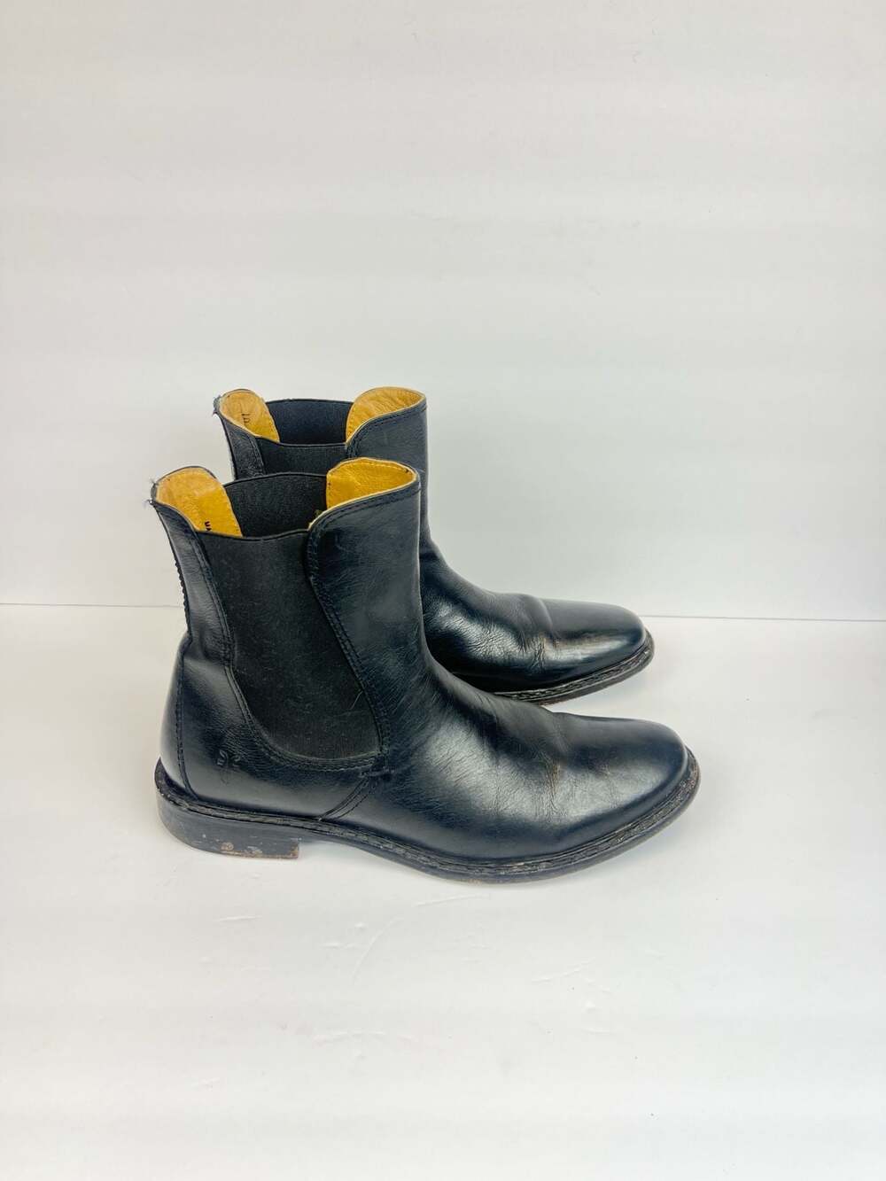 Frye Men's Black Leather Chelsea Boots Size 10D